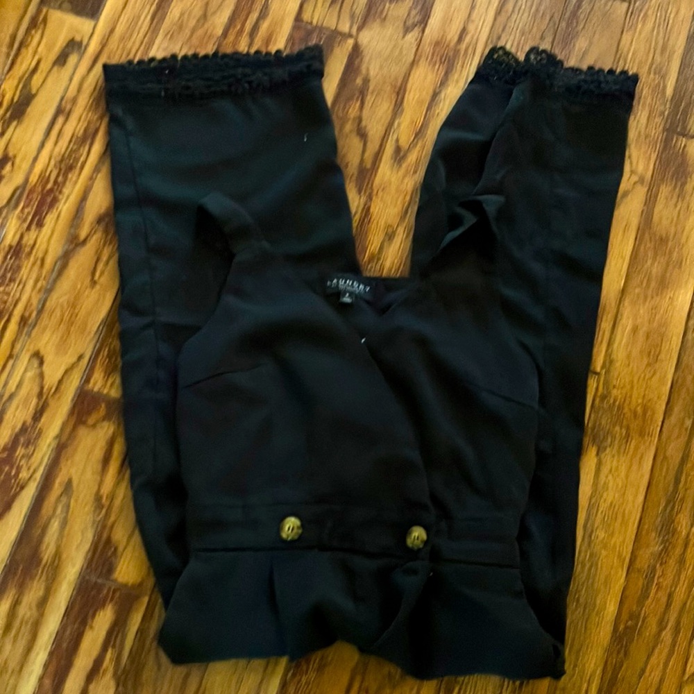 LAUNDRY BY Shelli Segal black jumpsuit